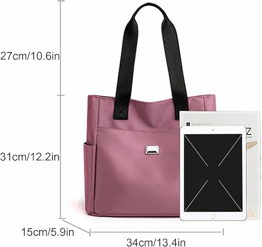 KelaBag - Nylon-Schultertasche mit großem Fassungsvermögen – wasserabweisend mit mehreren Taschen