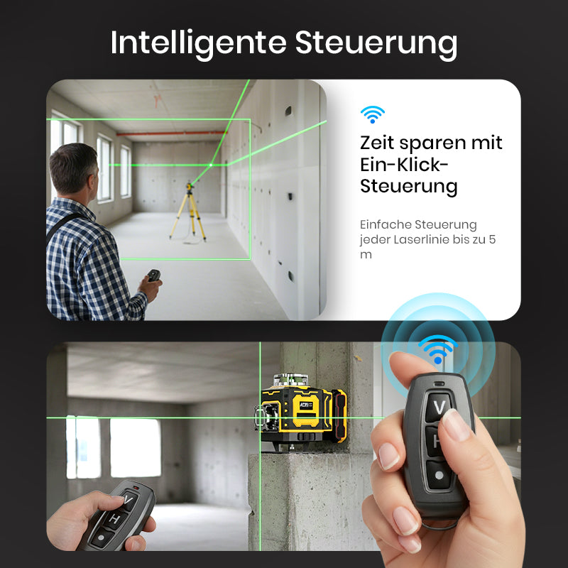 Gluschwein - 📏 60% RABATT! 🔦 Multifunktions-Laserwasserwaage – Selbstnivellierend, Horizontale & Vertikale Linien & Ideal für Heimwerker 🔧