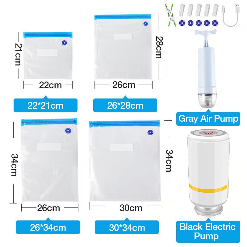 AirTight - Vakuumverschlussbeutel-Set