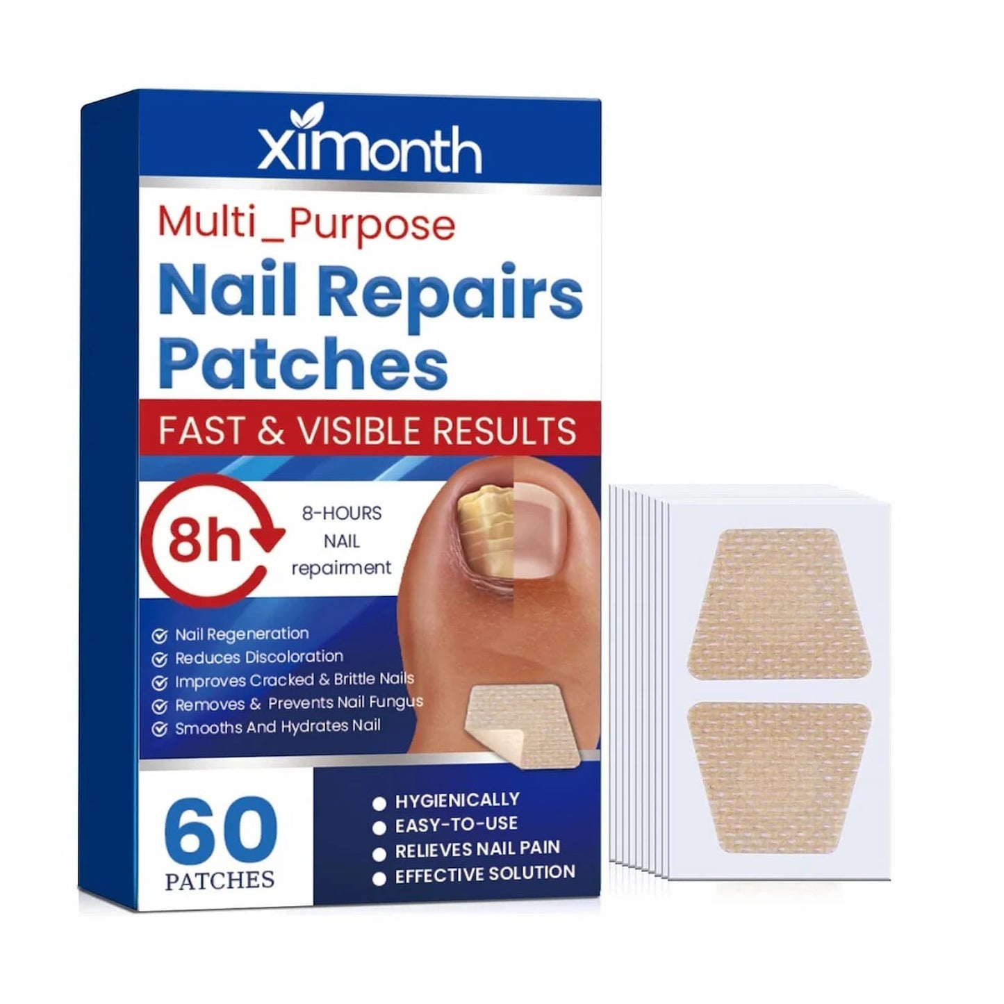 Nail Patches -  Pflaster zur Behandlung von Nagelpilz [60 Stück]