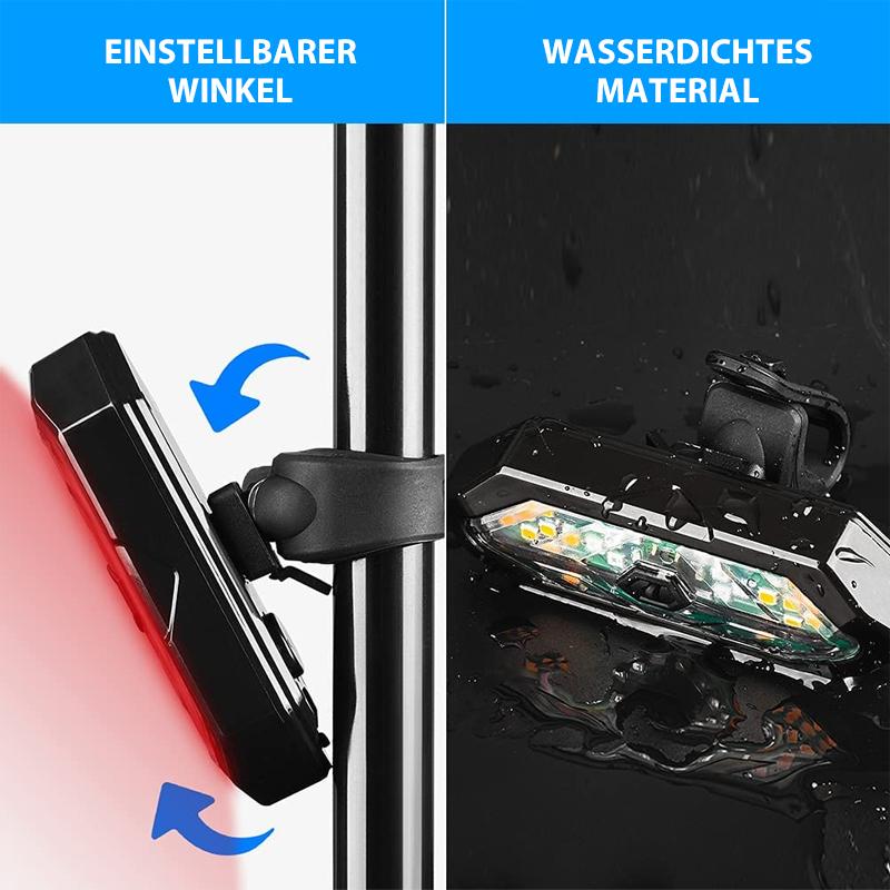 Gluschwein - Wunschfans™LED Wireless Fernbedienung Fahrrad Rücklicht