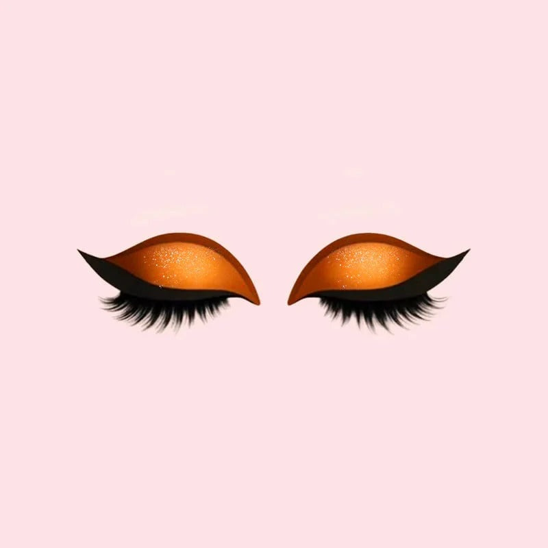 Gluschwein - Fauler Lidschatten-Wimpernaufkleber