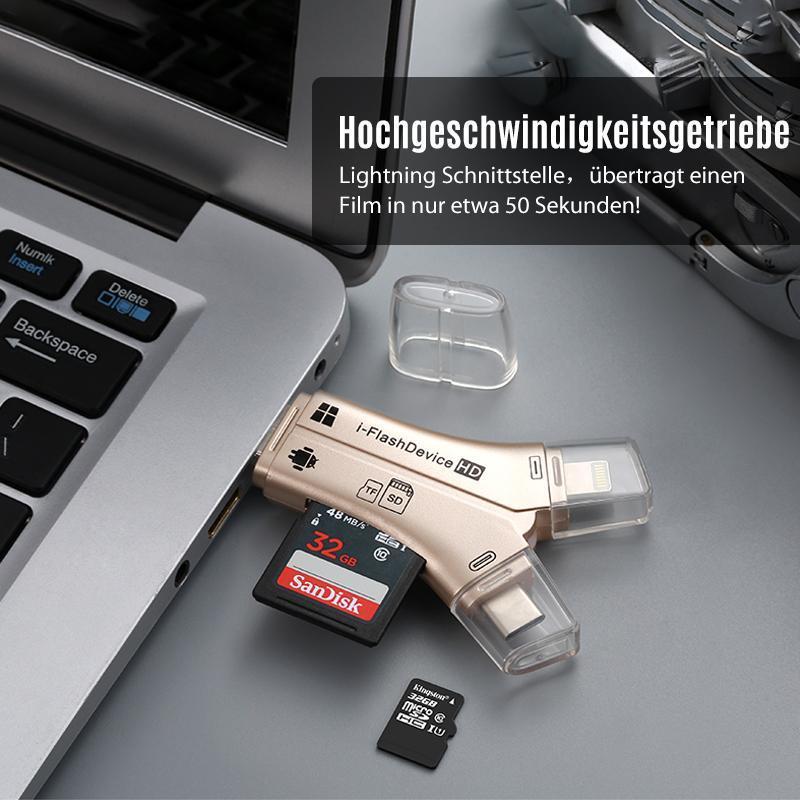 Gluschwein - 4-in-1 iFlash Drive Kartenleser