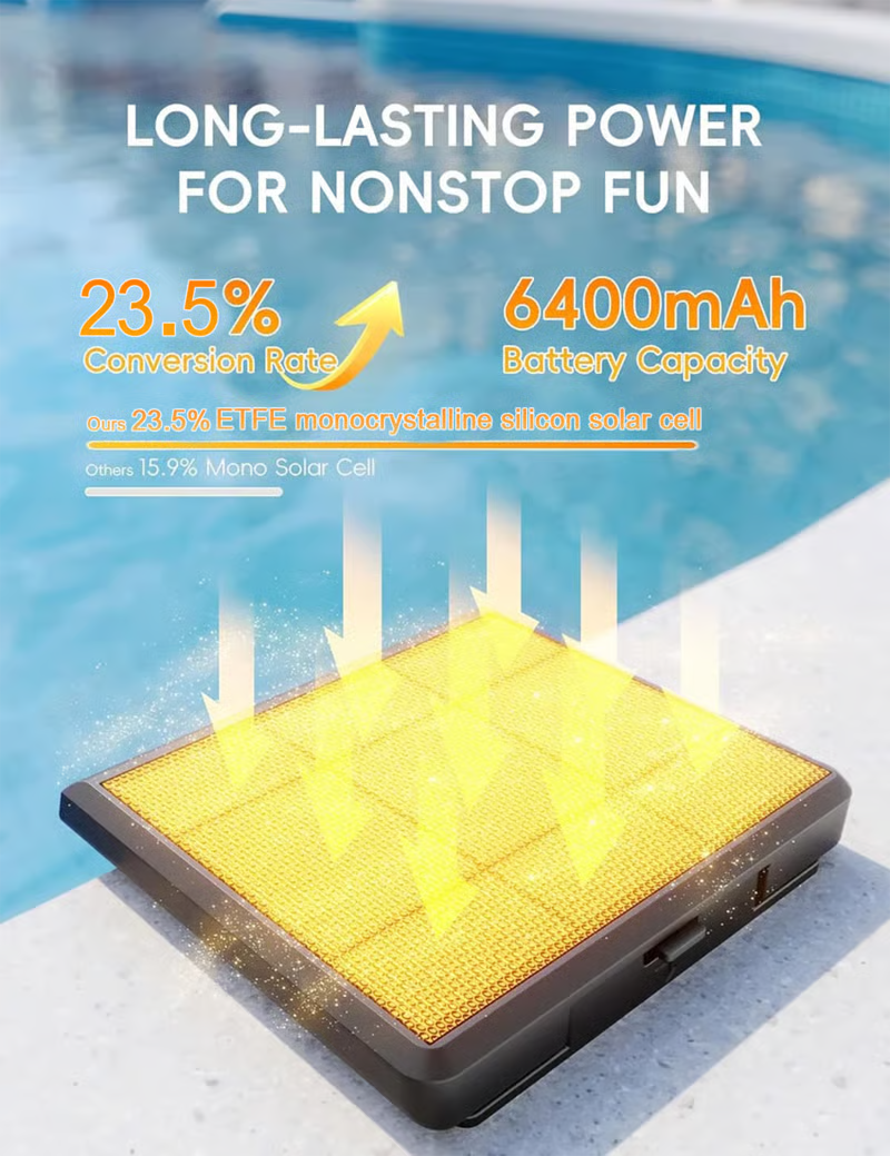 Pool Light Fountain - Solarbetriebene Pool-Stimmungsbeleuchtung