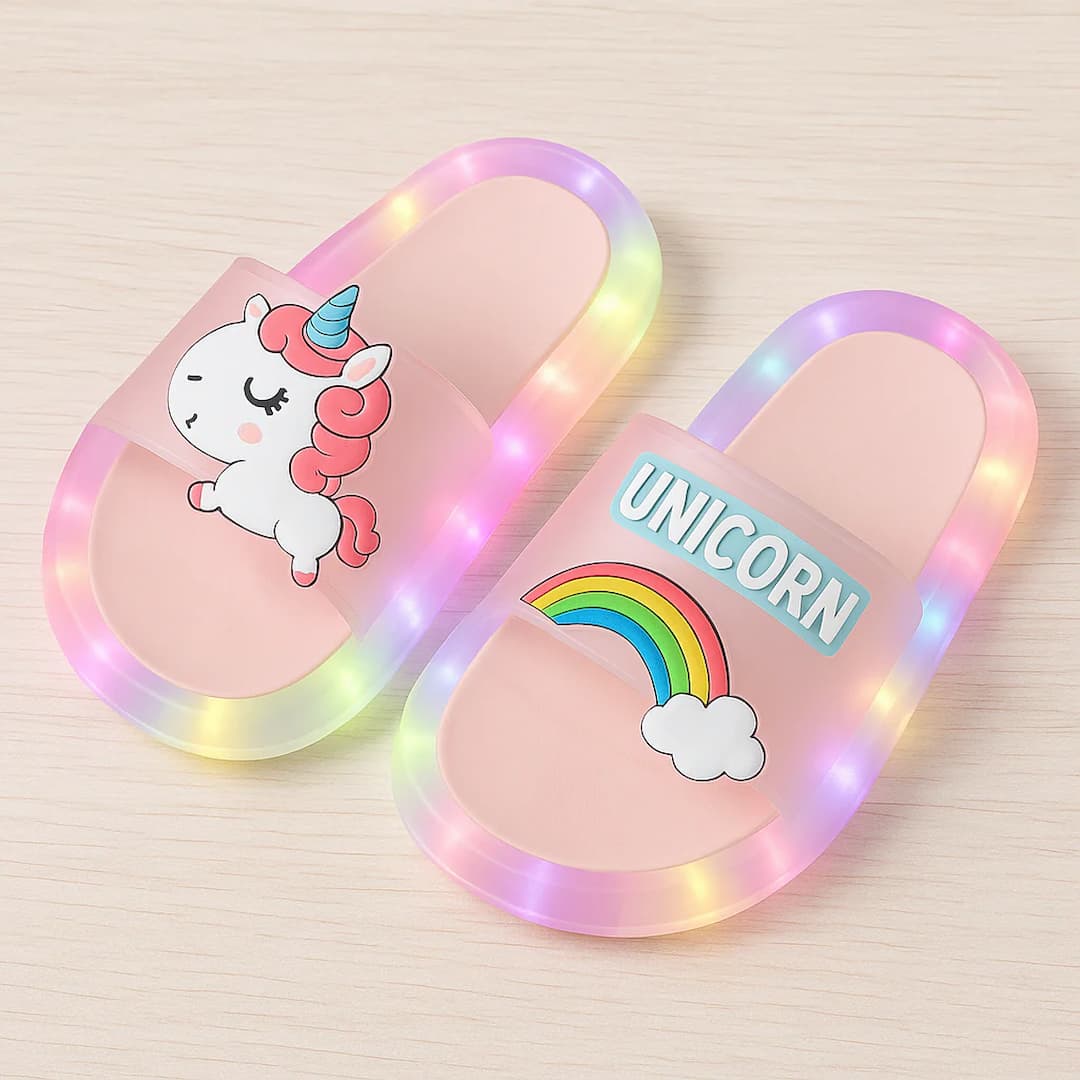 Gluschwein - Magische Einhorn-Hausschuhe für Kinder