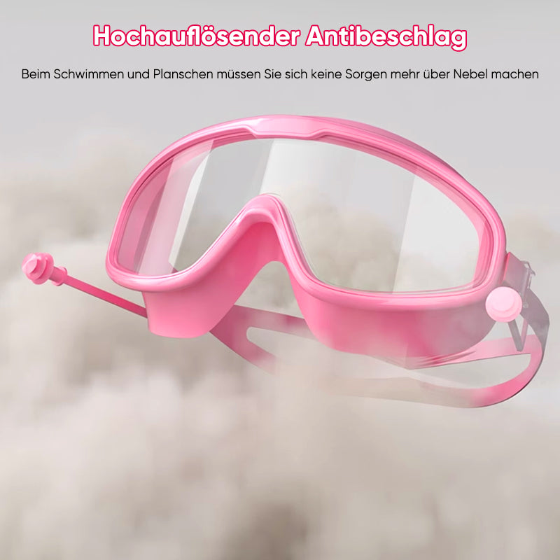 Gluschwein - Antibeschlag-Schwimmbrille mit großem Rahmen