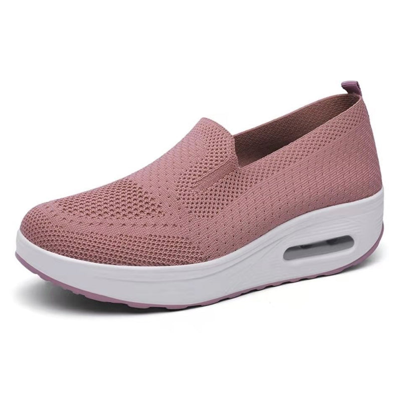 Gluschwein - Atmungsaktive Freizeitschuhe Mit Dicker Sohle rosa