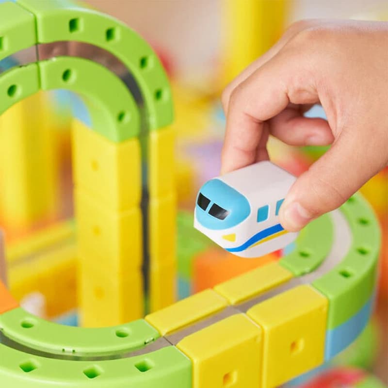 MagTrack - DIY-Würfelbahn – Kreativ & Aktiv – Kreative DIY-Eisenbahnschienen