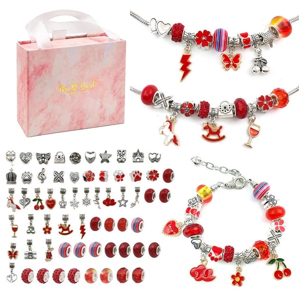 Gluschwein - Charm Bracelet Kit - Entfessle deine kreative Ader mit jedem dieser bezaubernden Armbänder
