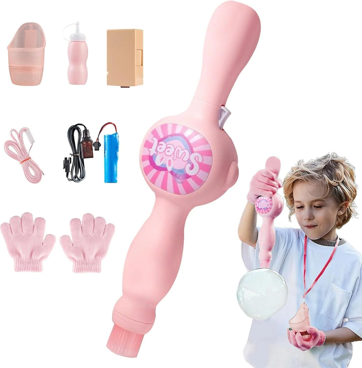 Gluschwein - Bubble Wand - Nebelgefüllte Blasen mit Licht und Musik