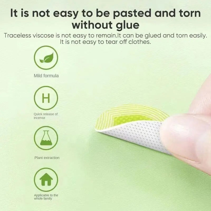MosquitoPatch - Apósitos antimosquitos con aroma a hierbas [10 unidades]