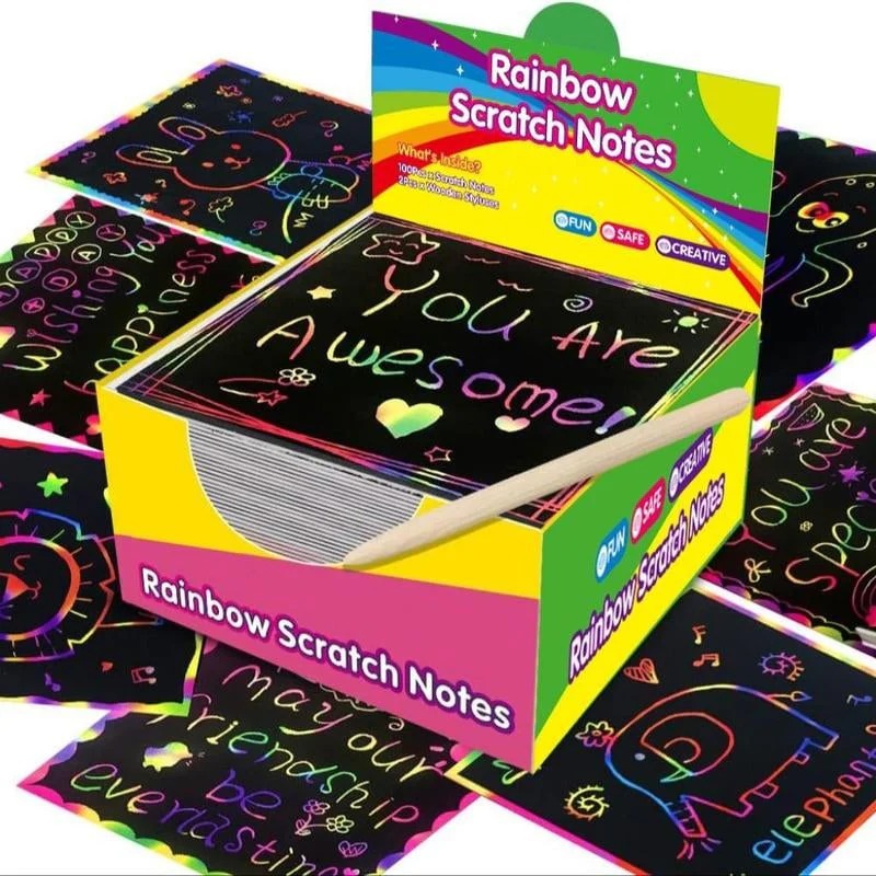 Gluschwein - ScratchNotes - 100-teiliges Kreativspielzeug-Set