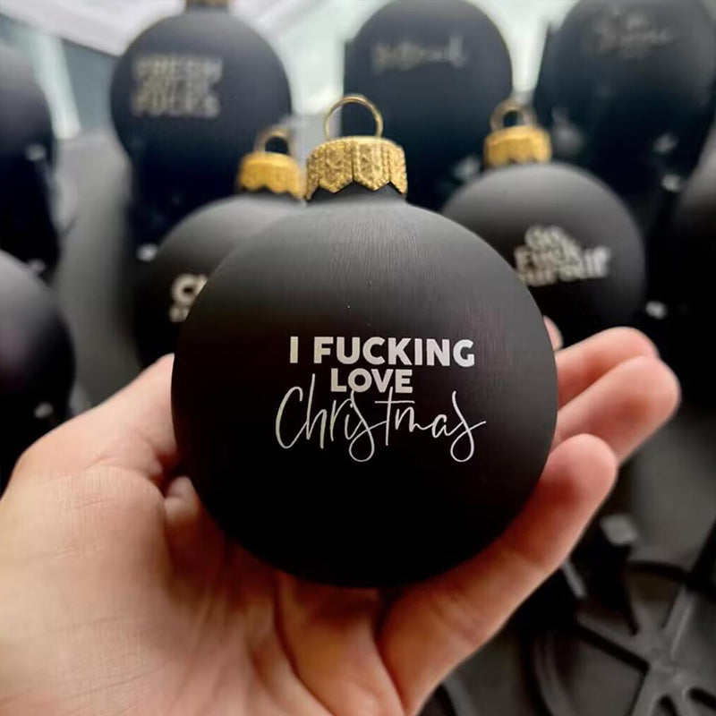 Lustiges Weihnachtsornament