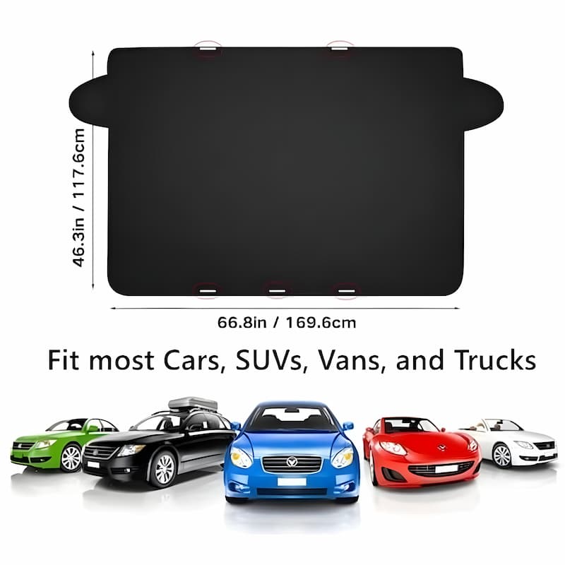 SnowShield - Verbesserte magnetische Windschutzscheibenabdeckung