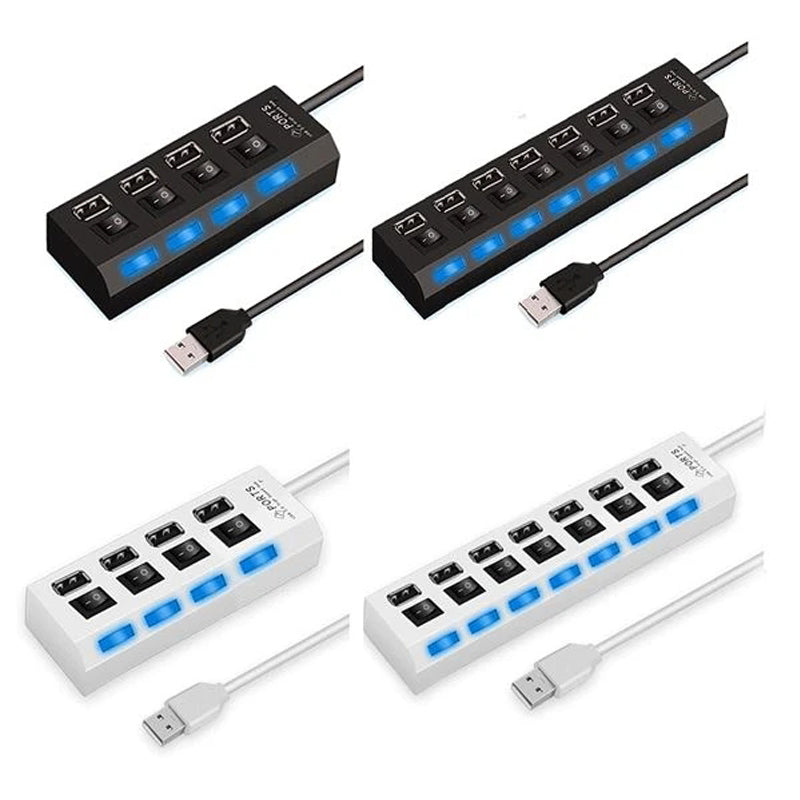 Gluschwein - Multiple Ports High-Speed USB Hub white 7