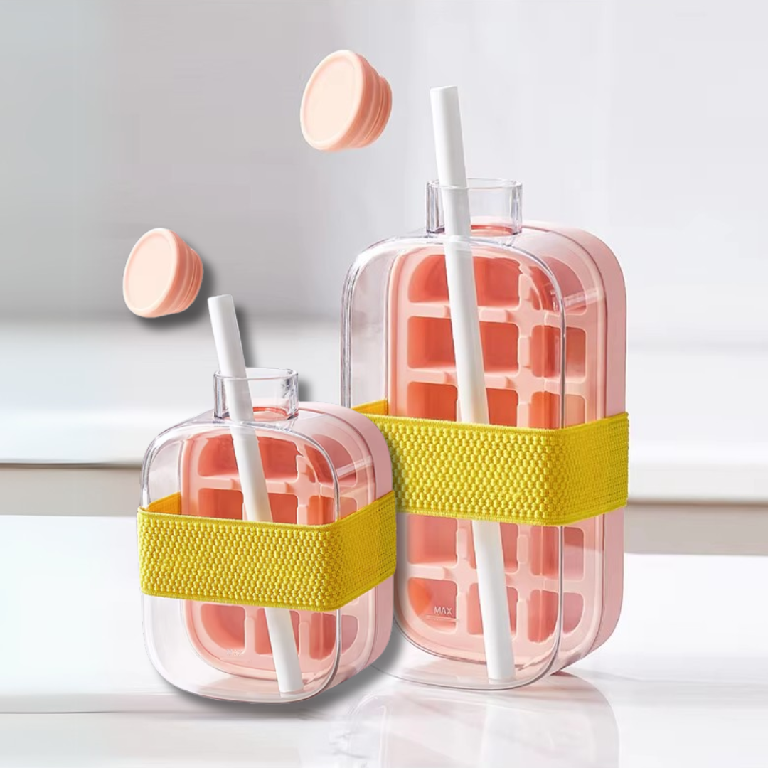 IceCube - 2-in-1 Eisschale & Flasche