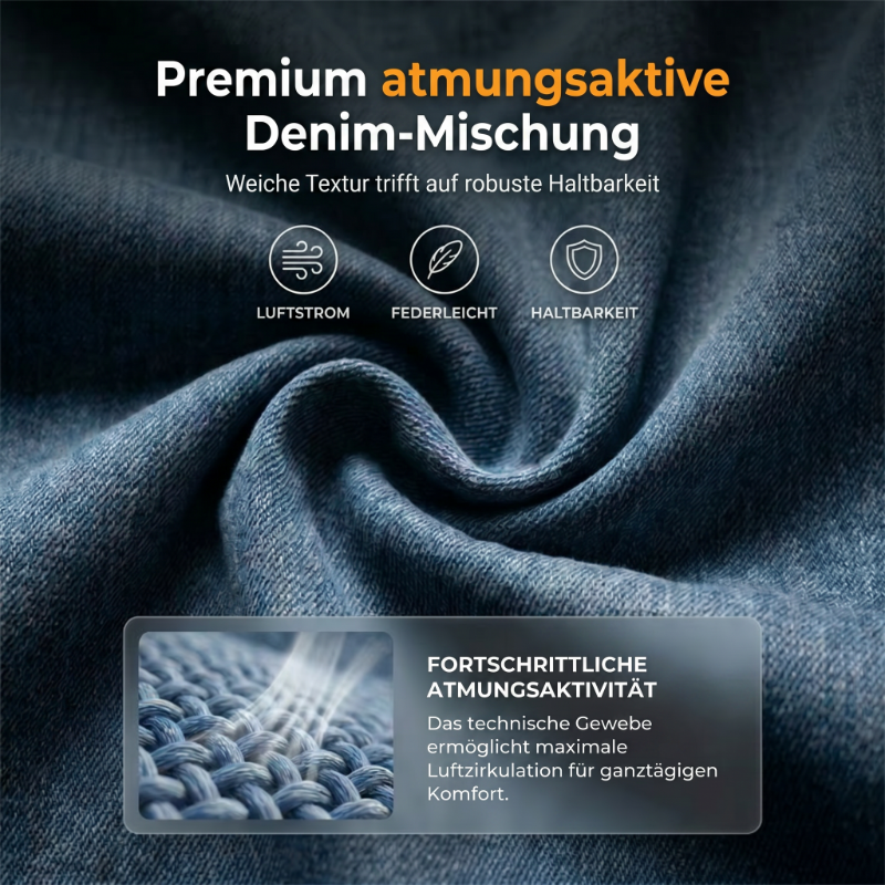 📢🎉50%Rabatt!!!🛍️✨Herren-Freizeit-Denimjacke im Used-Look mit Vintage-Wäsche