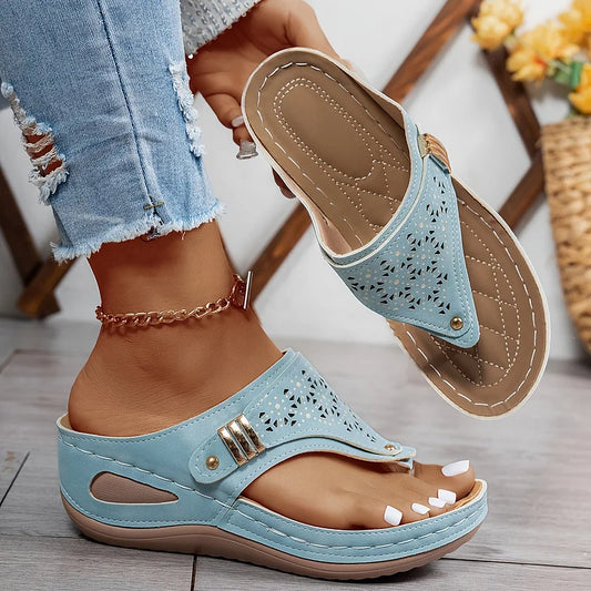 Tiara | Sandales compensées élégantes