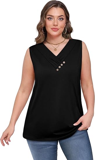 Gluschwein - Einfarbiges V-Ausschnitt-Tanktop für Damen – atmungsaktiv & vielseitig