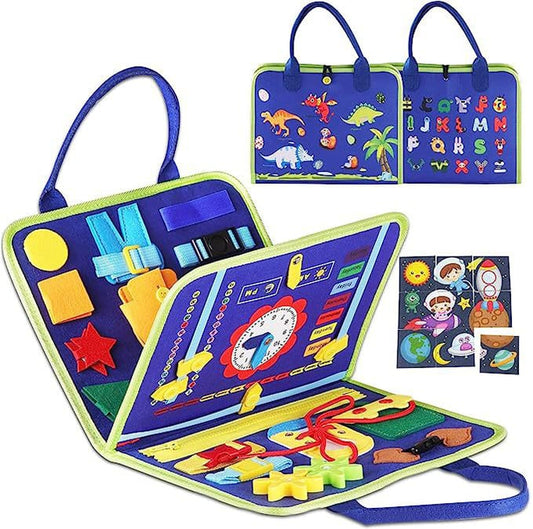 Tablero sensorial: juguete de actividad Montessori para el desarrollo motor de los niños 
