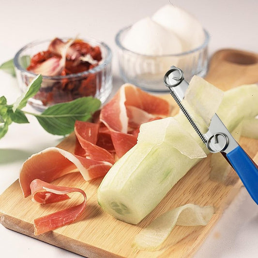 Ensemble de cuisine pratique 3 en 1 : éplucheur, coupe-spirale et presse-agrumes en un