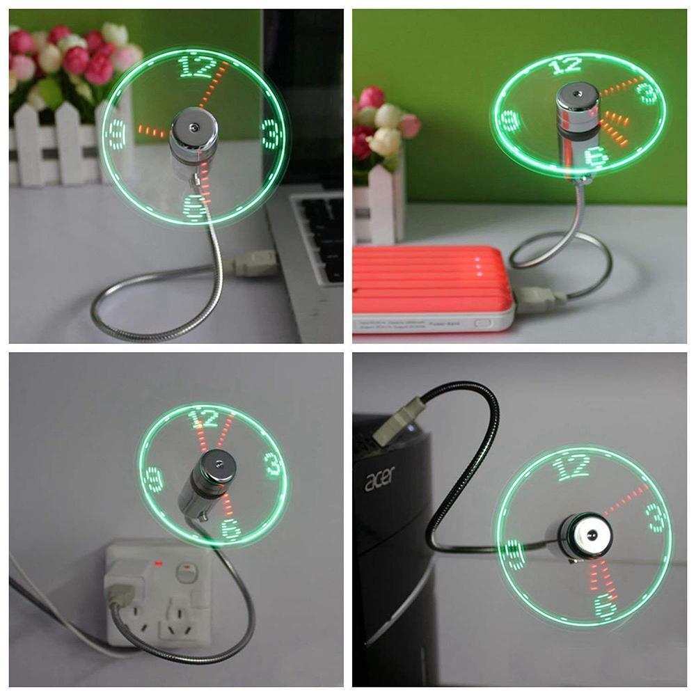 Gluschwein - LED Ventilator, Flexibel USB Lüfter