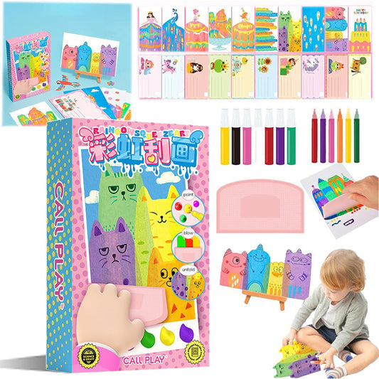 Ensemble de 20 pièces de bricolage arc-en-ciel à gratter pour un plaisir créatif