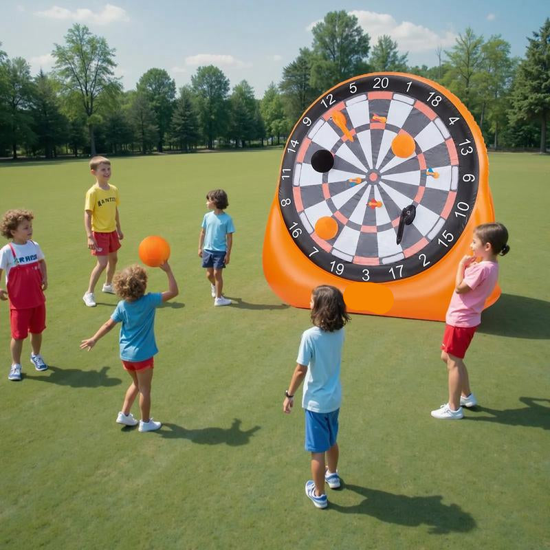 Gluschwein - 💥 HEUTE: 50% RABATT + GRATIS VERSAND!🎯Riesige Fußball-Dartscheibe (aufblasbar) – Familienspaß in 3 Min. ⚽