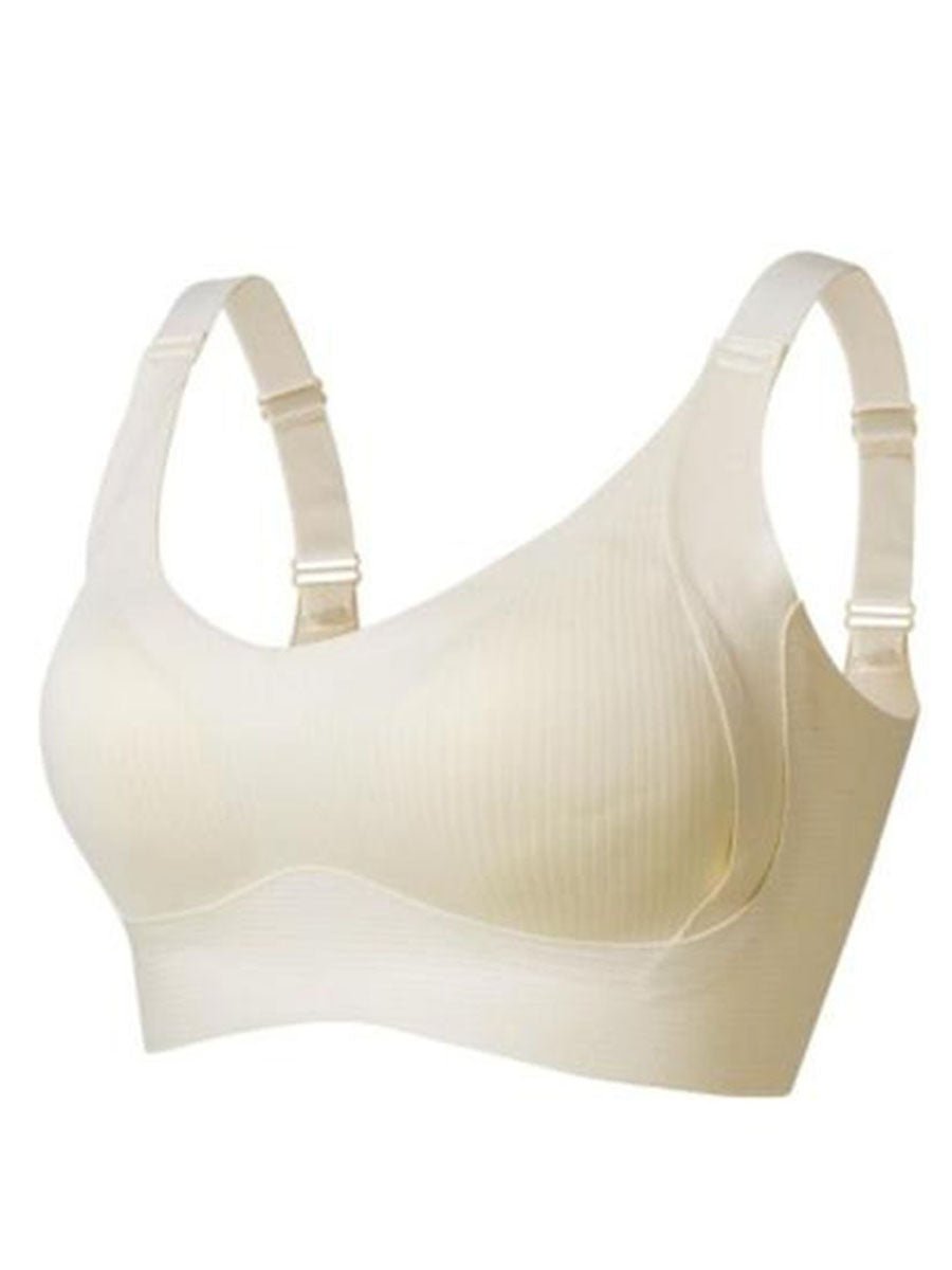 Gluschwein - 🔥50% Rabatt für begrenzte Zeit💕Gerippter Push-up-BH für Frauen, verstellbar, kabellos