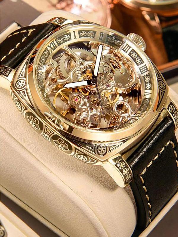 💥Heißer Verkauf 49% Rabatt⌚Business-Mode-Analoguhr mit rundem Zifferblatt und Lederarmband