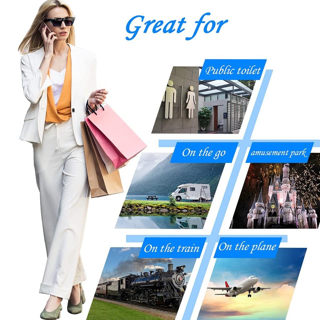 HygeneCover - Persönlicher Toilettensitzbezug für unterwegs [50 Stück)