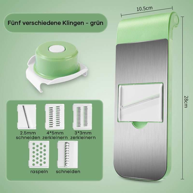 Gluschwein - Multifunktionales Gemüseschäler-Set grün