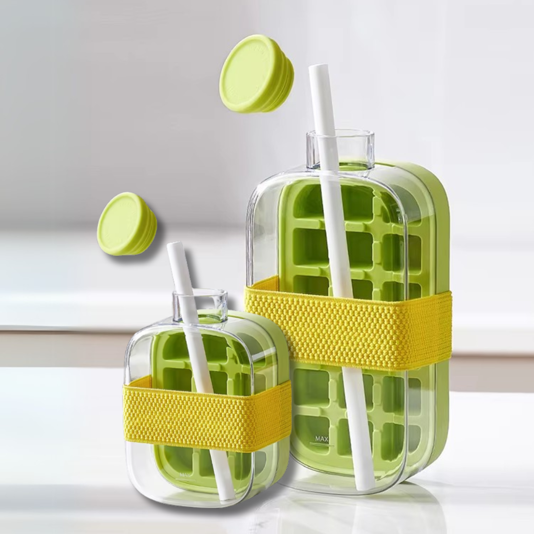 IceCube - 2-in-1 Eisschale & Flasche