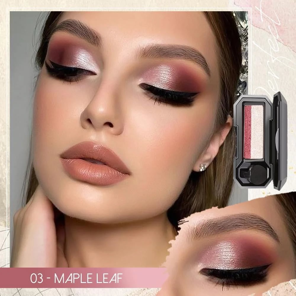 Gluschwein - Glamour Eyeshadow - Perfekte zweifarbige Lidschattenpalette