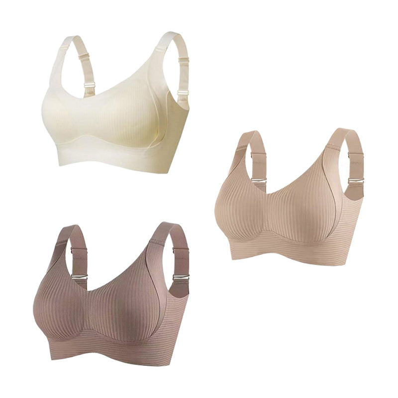 Gluschwein - 🔥50% Rabatt für begrenzte Zeit💕Gerippter Push-up-BH für Frauen, verstellbar, kabellos