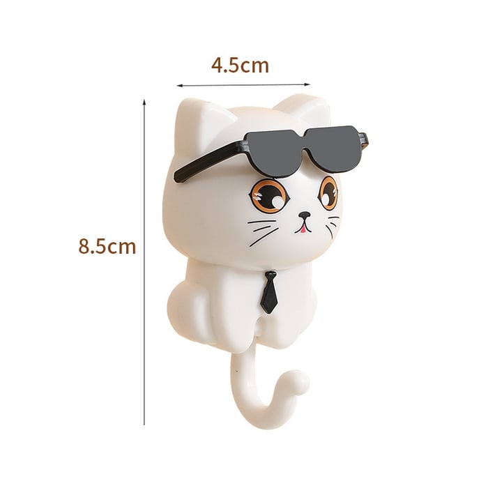 CoolCatHook - Sonnenbrille Katze Schlüsselhaken