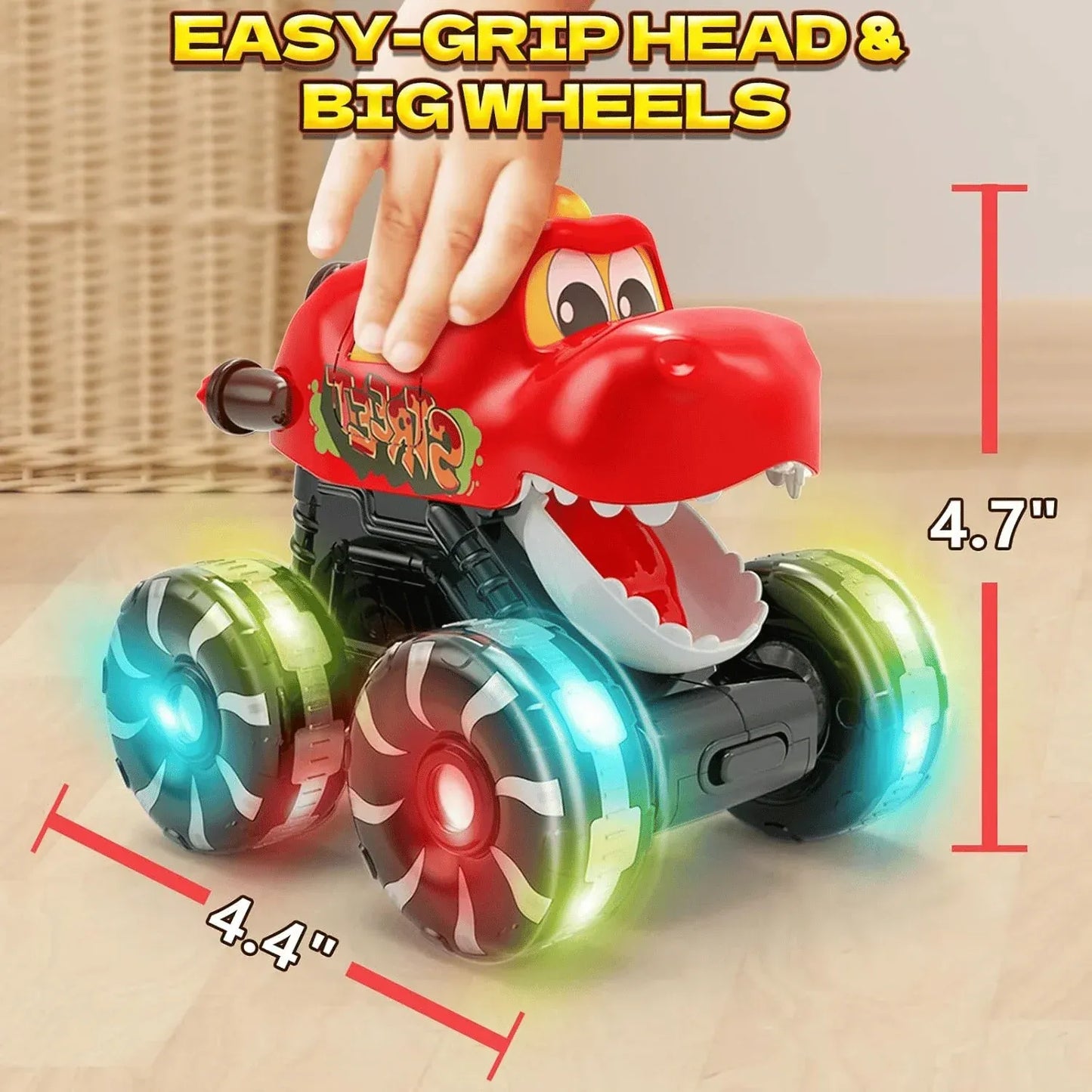 DinoTruck - Renn-Lkw für kleine, aktive Füße