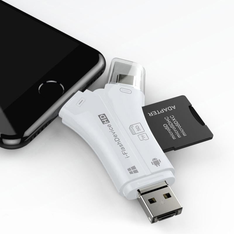 Gluschwein - 4-in-1 iFlash Drive Kartenleser