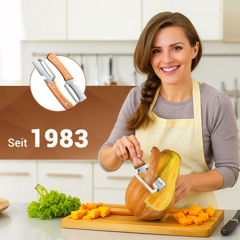 Gluschwein - 🥕 2+1 GRATIS! 🔥 Multifunktionaler Gemüseschäler für Die Küche – Edelstahlklinge, Ergonomischer Griff & Ideal Zum Schälen Von Obst & Gemüse ✨