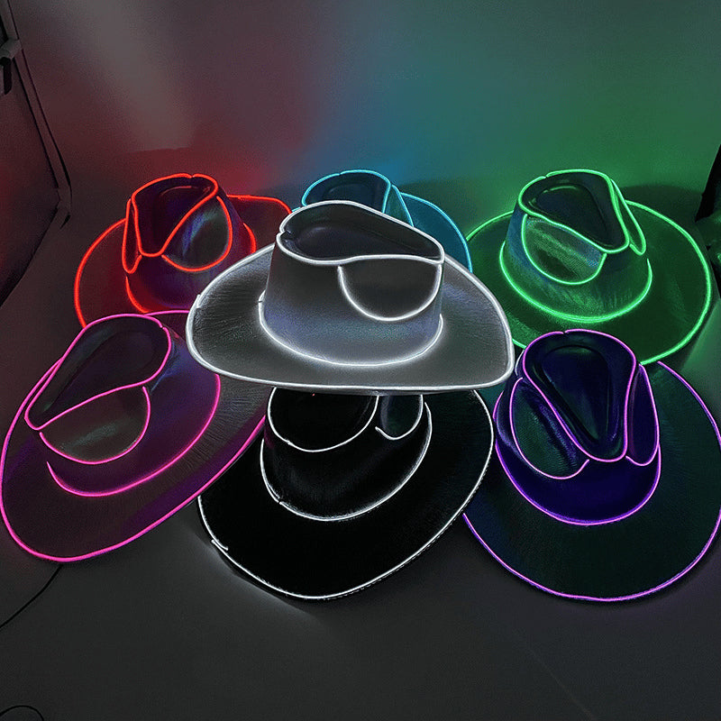 Gluschwein - LED-Cowboy-Partyhut