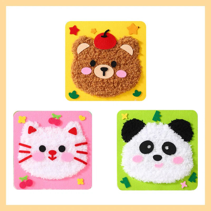 Gluschwein - Fuzzy Drawings - Set zum Basteln einer Stickpuppe