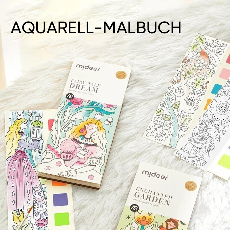 Gluschwein - Aquarell-Malbuch im Taschenformat