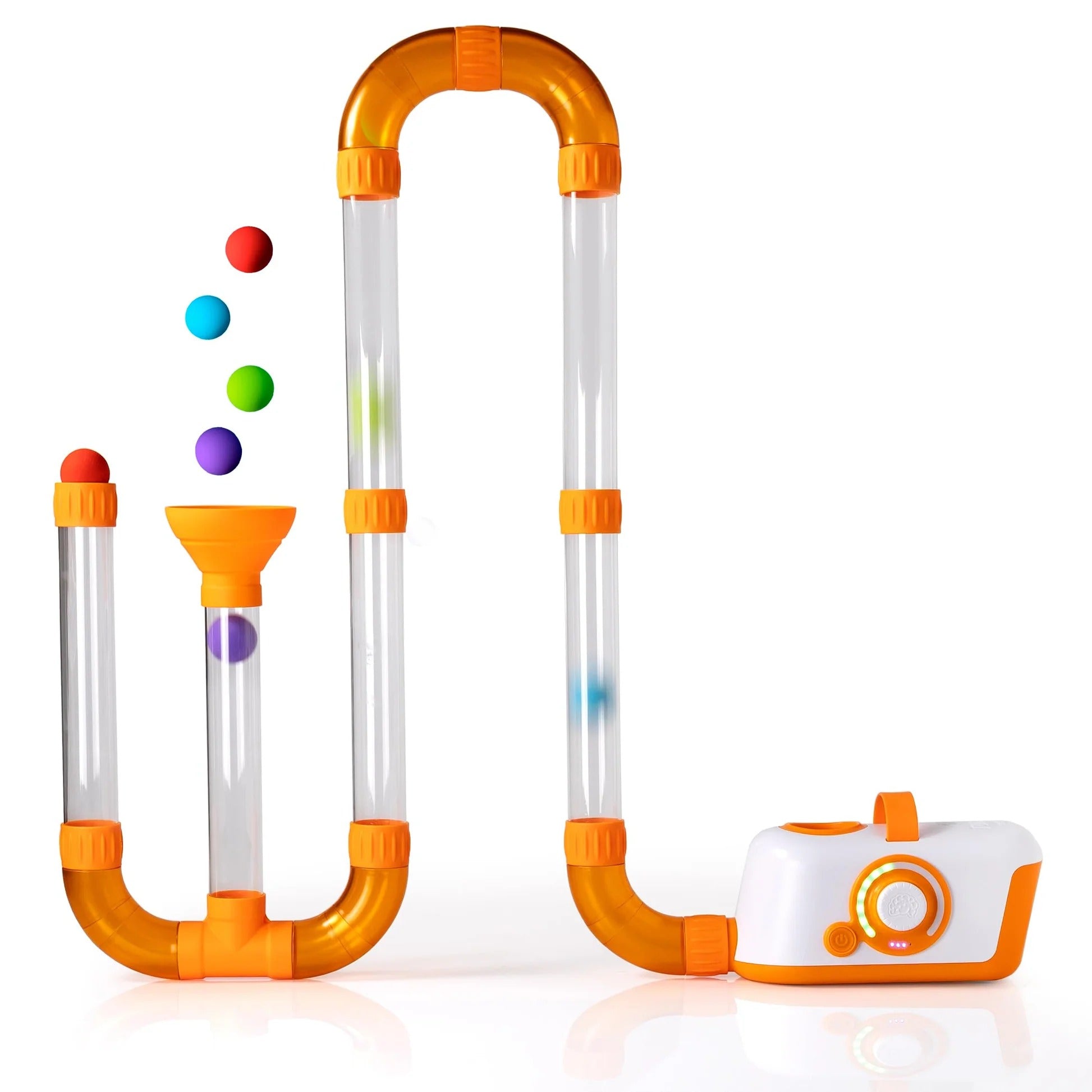 Gluschwein - Ball Tube - Infinite Air-Flow-Bausystem | Modulares STEM-Spielzeug für kreative Köpfe