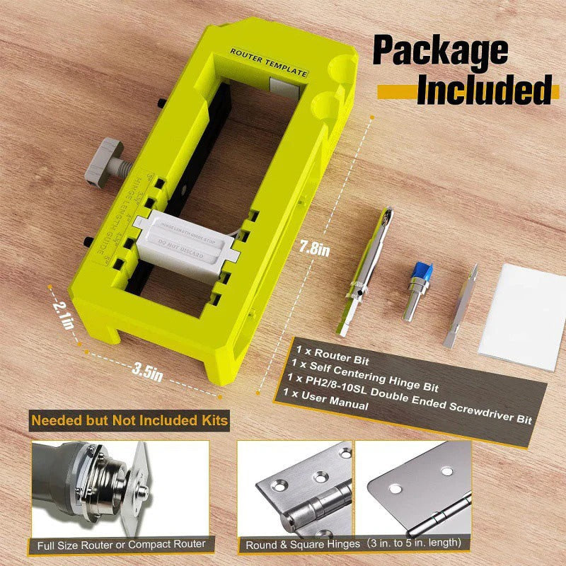 Gluschwein - Hinge Jig - Türscharnier-Montagewerkzeug