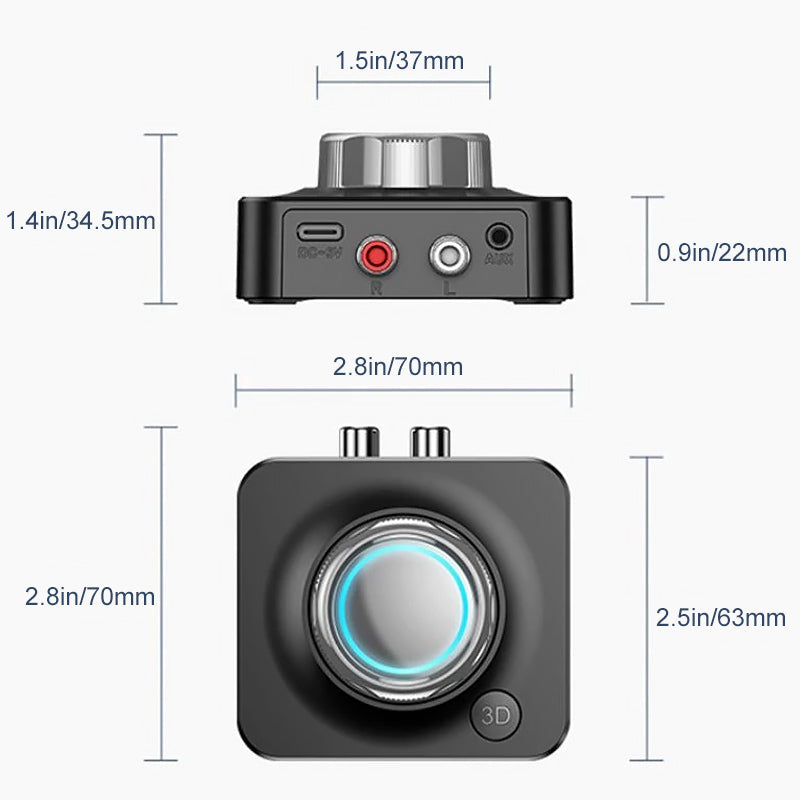 Gluschwein - Bluetooth 5.0 Audio-RCA-Empfänger