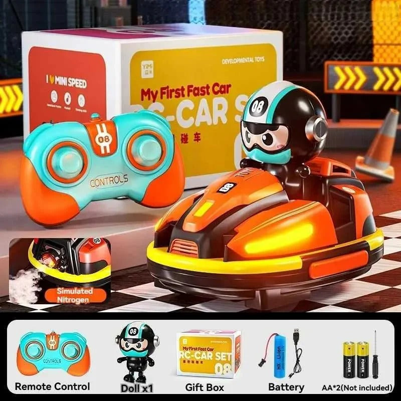 Gluschwein - Bumper Car RC - 2,4-GHz-Ferngesteuertes Autoscooter-Spiel für zwei Spieler