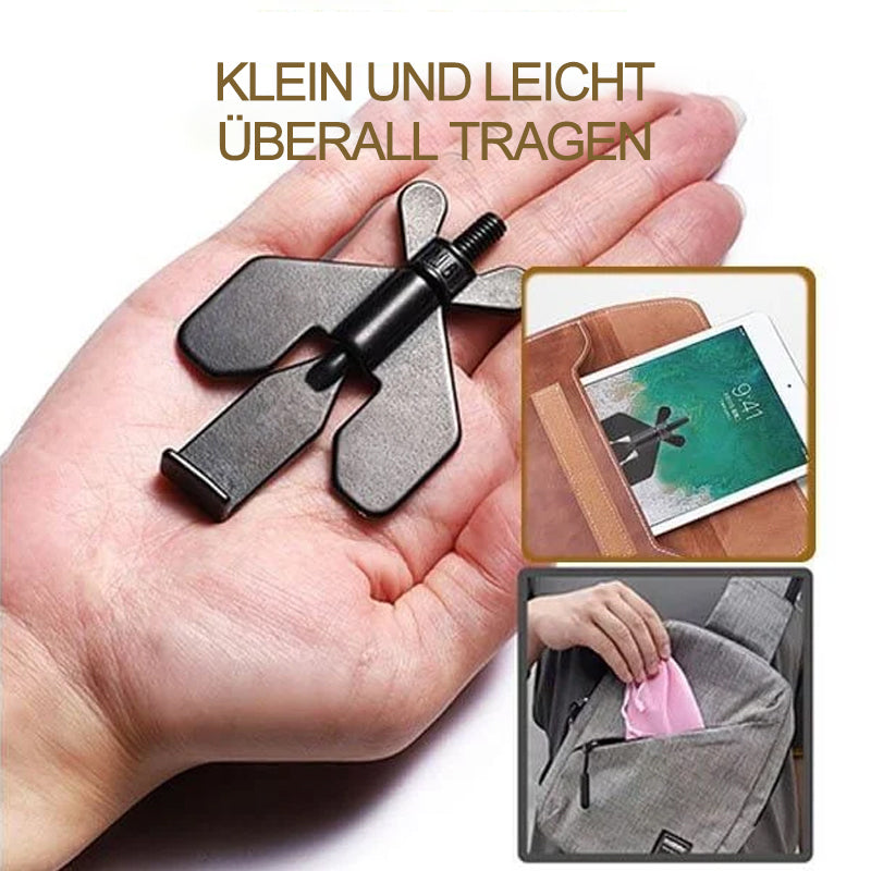 Gluschwein - Tragbarer Sicherheitstürstopper für Reisen