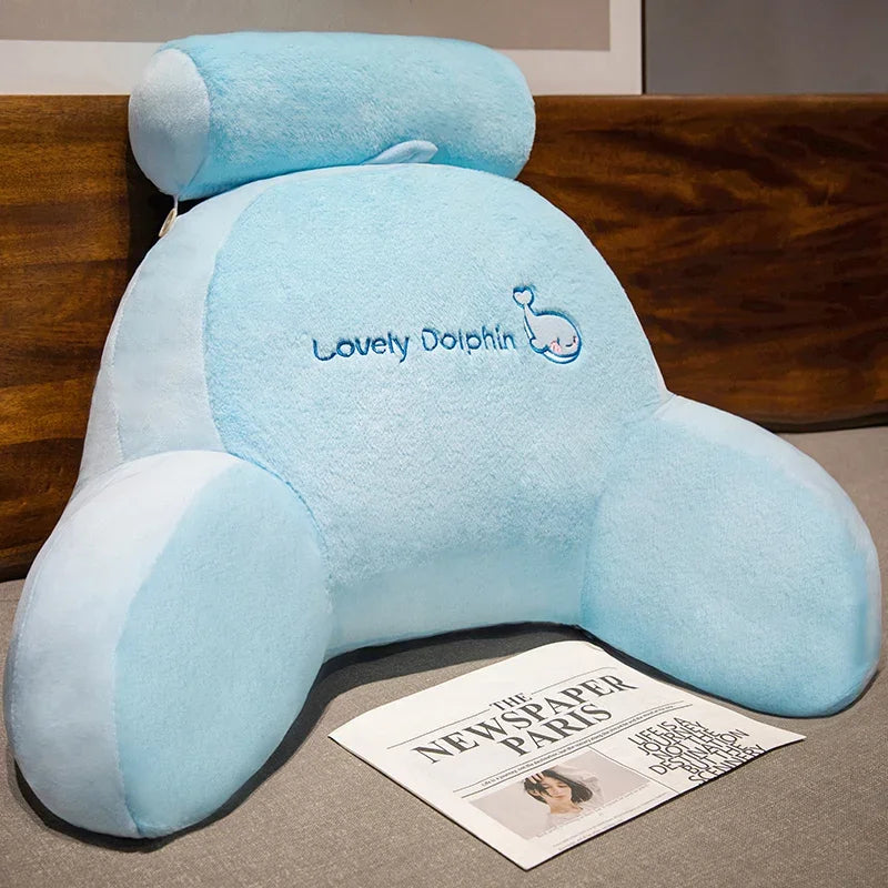 SupportHugger - Rückenstützkissen. Zackt Lendenkissen für Sofa & Bett