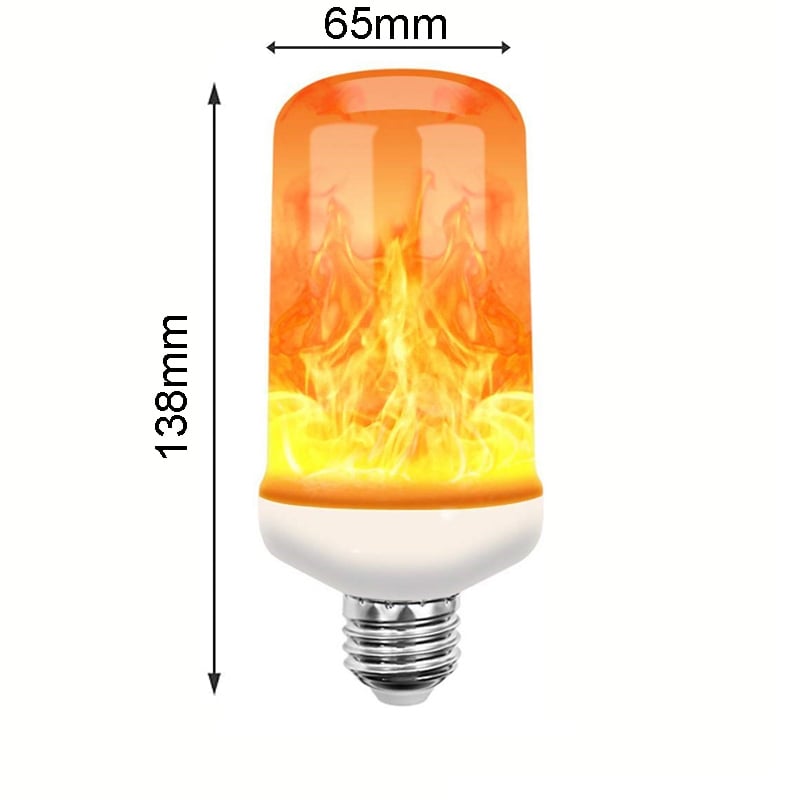 FlameBulb - LED-Flammenlicht mit Gravitationseffekt – Echt wirkender Feuerschein