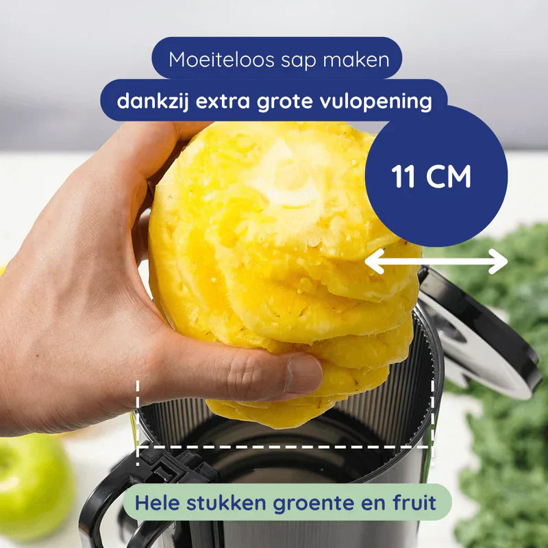 Gluschwein - Elektrischer Haushaltsentsafter mit großem Durchmesser, vollautomatisch und multifunktional, für Obst und Gemüse, der kein Vorschneiden erfordert.
